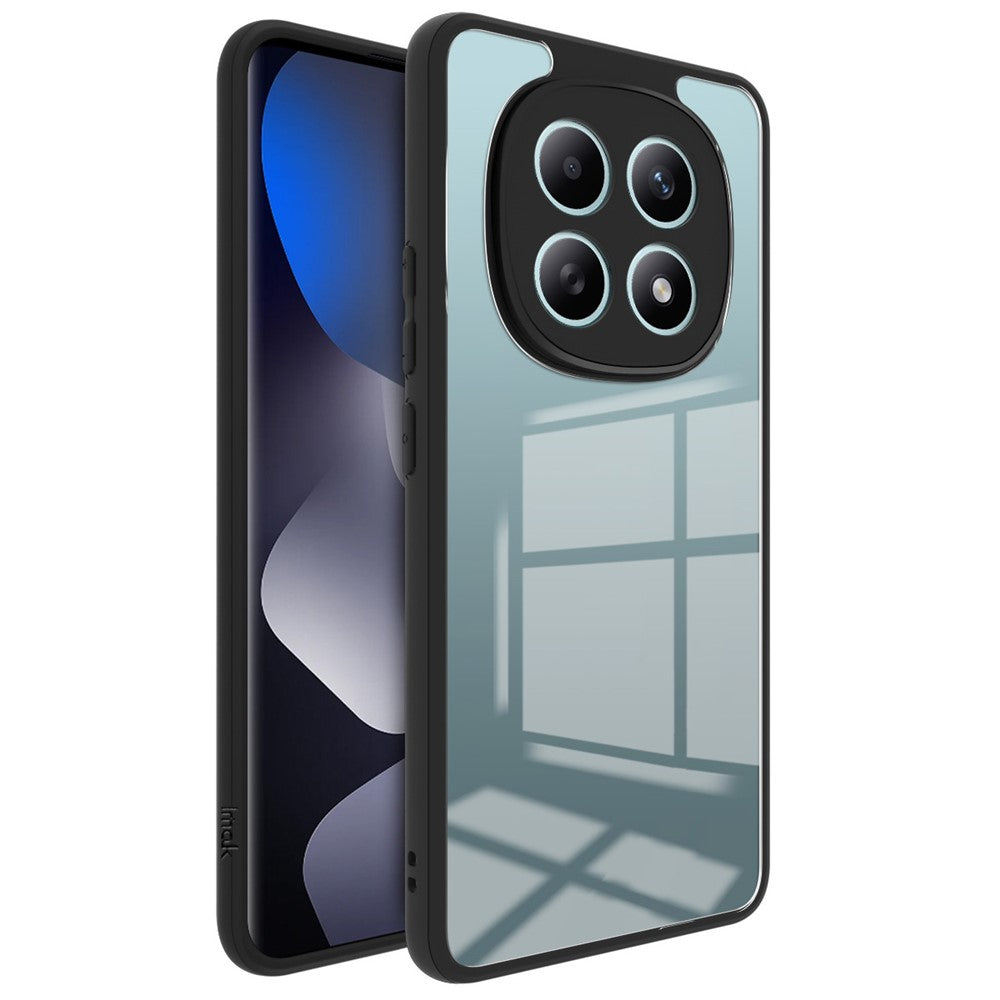 IMAK UX-9A Series Phone Case for Xiaomi Poco M8 5G / Redmi Note 15 5G (Global) / 15 4G (Global) TPU PC Cover Reinforced Corners - Transparent