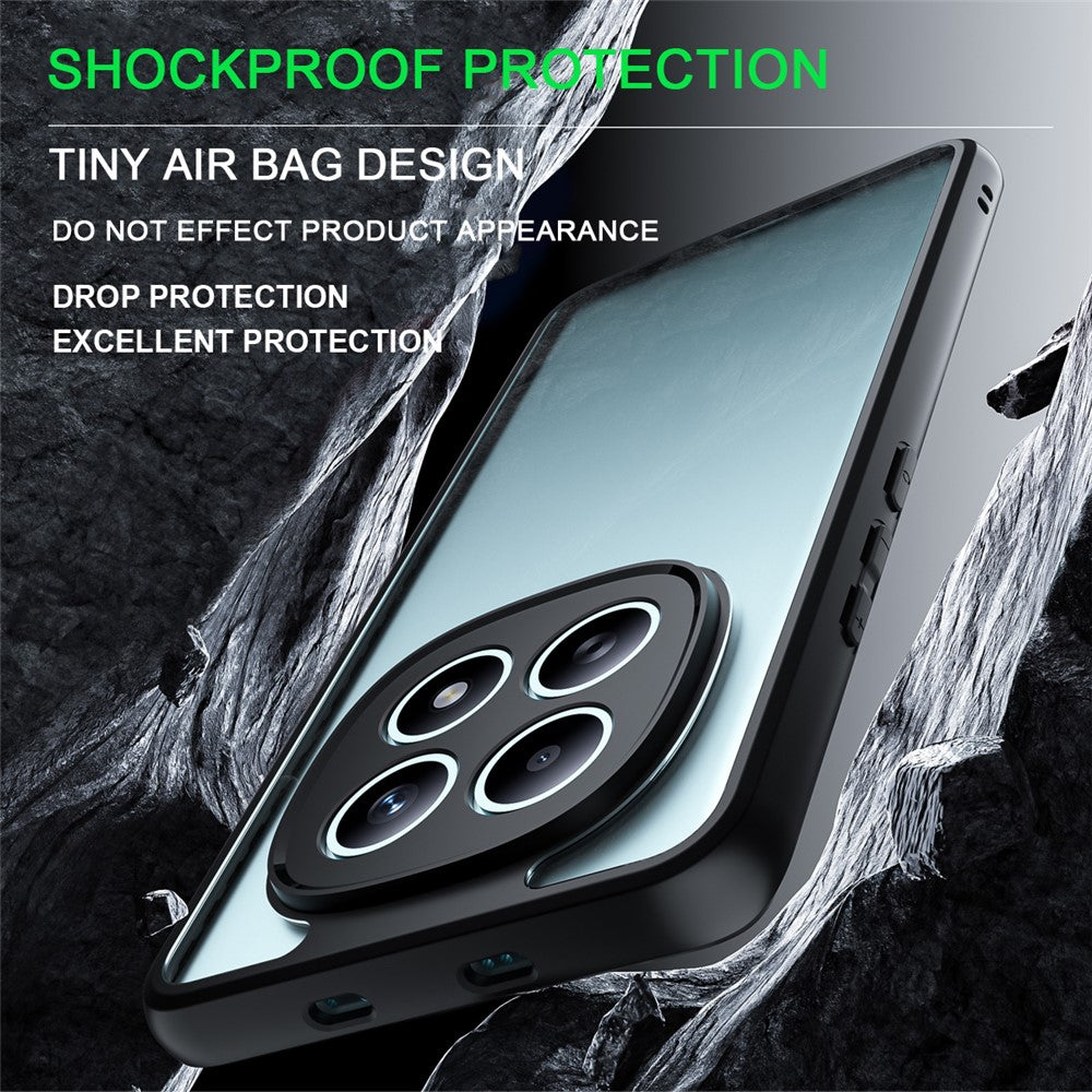 IMAK UX-9A Series Phone Case for Xiaomi Poco M8 5G / Redmi Note 15 5G (Global) / 15 4G (Global) TPU PC Cover Reinforced Corners - Transparent