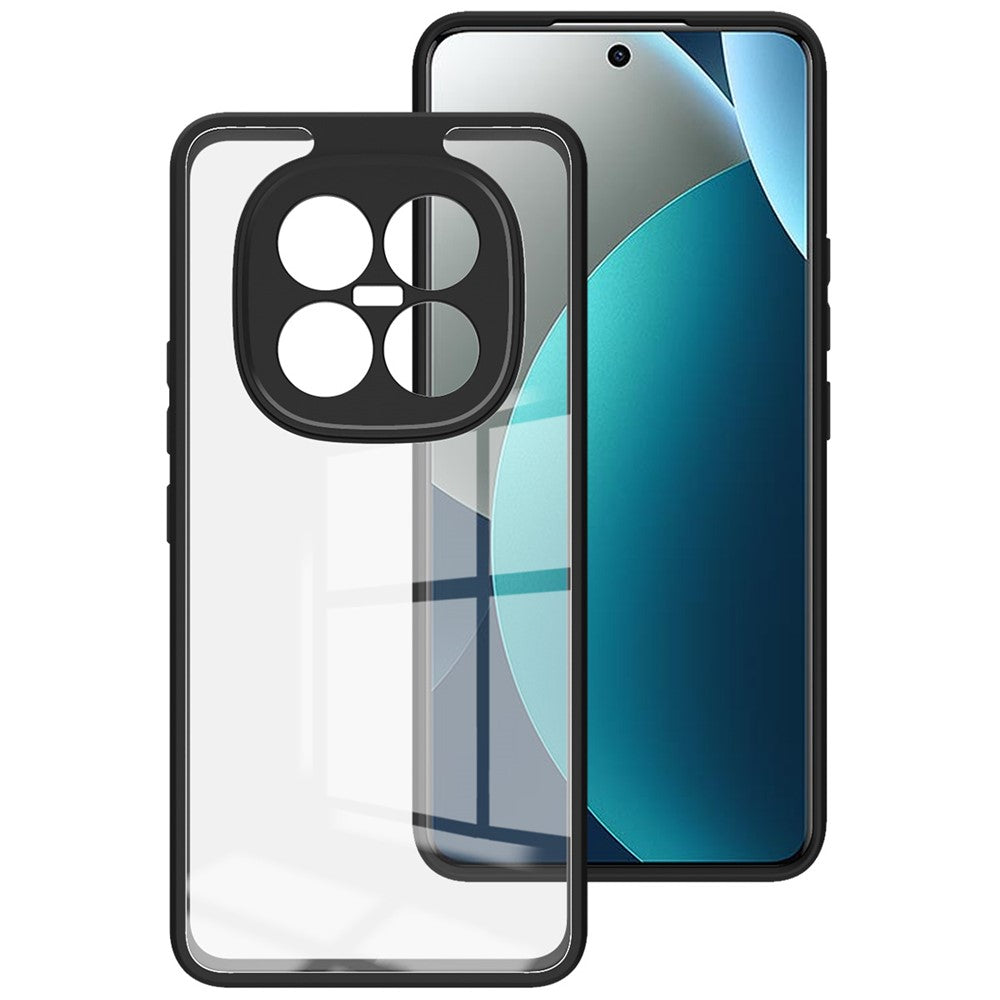 IMAK UX-9A Series For Xiaomi Redmi Note 15 Pro 4G (Global) Case TPU PC Phone Cover Reinforced Corners - Transparent