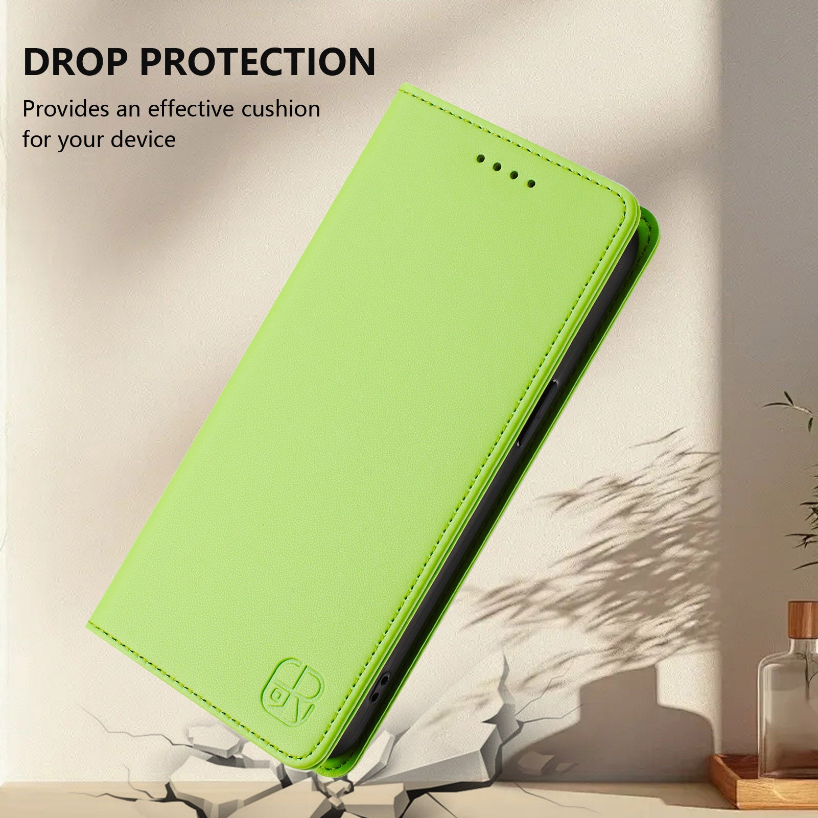 For Xiaomi Redmi Note 15 Pro 4G (Global) Leather Case RINACASIS RC01 Phone Cover with RFID Blocking Wallet Stand - Green