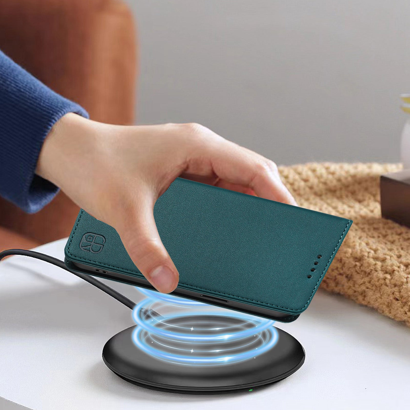 For Xiaomi Redmi Note 15 Pro 4G (Global) Leather Case RINACASIS RC01 Phone Cover with RFID Blocking Wallet Stand - Dark Green