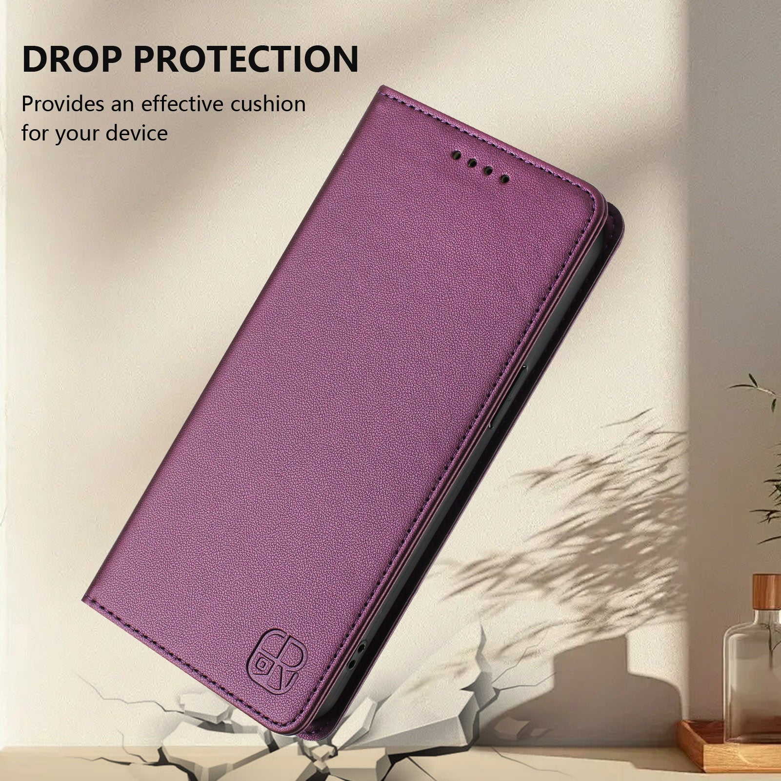 For Xiaomi Redmi Note 15 Pro 4G (Global) Leather Case RINACASIS RC01 Phone Cover with RFID Blocking Wallet Stand - Violet