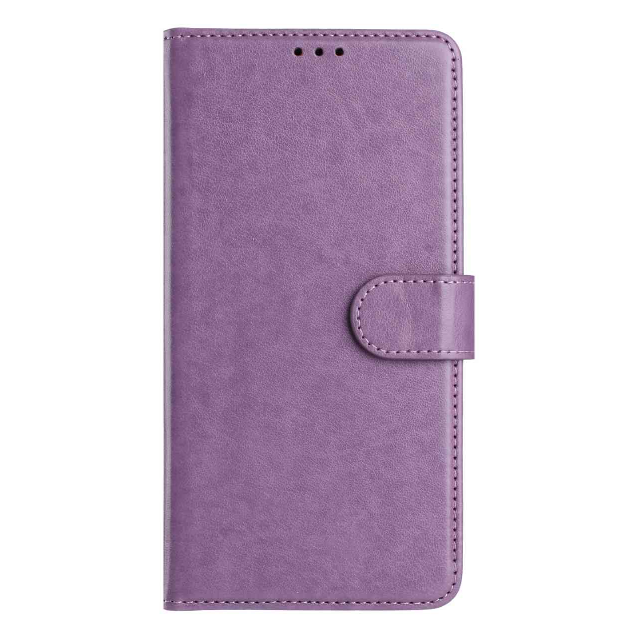 For Xiaomi Redmi Note 15 Pro 5G (Global) Wallet Phone Case Stand PU Leather Folio Flip Cover with 8 Card Slot - Purple