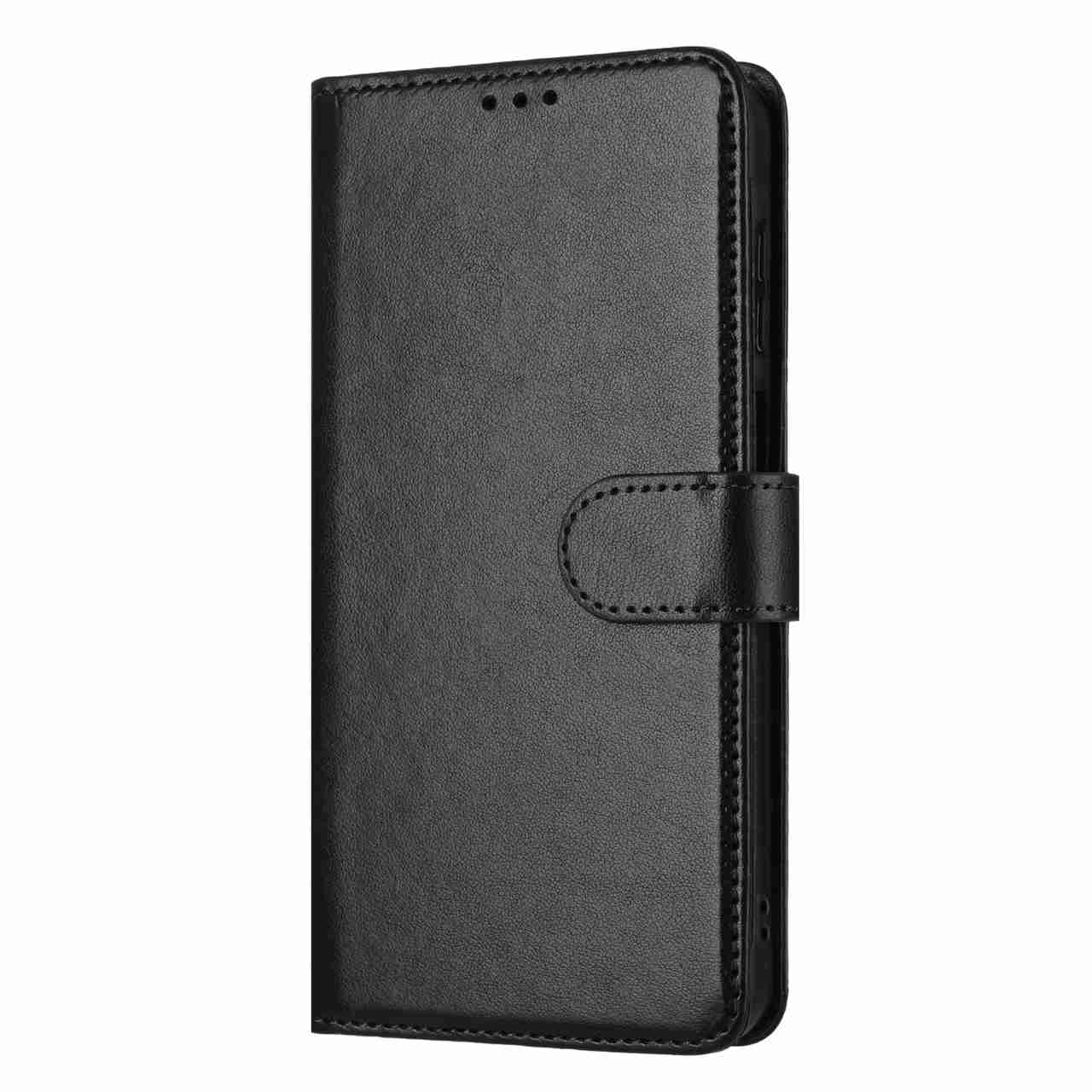 For Xiaomi Redmi Note 15 Pro 5G (Global) Wallet Phone Case Stand PU Leather Folio Flip Cover with 8 Card Slot - Black