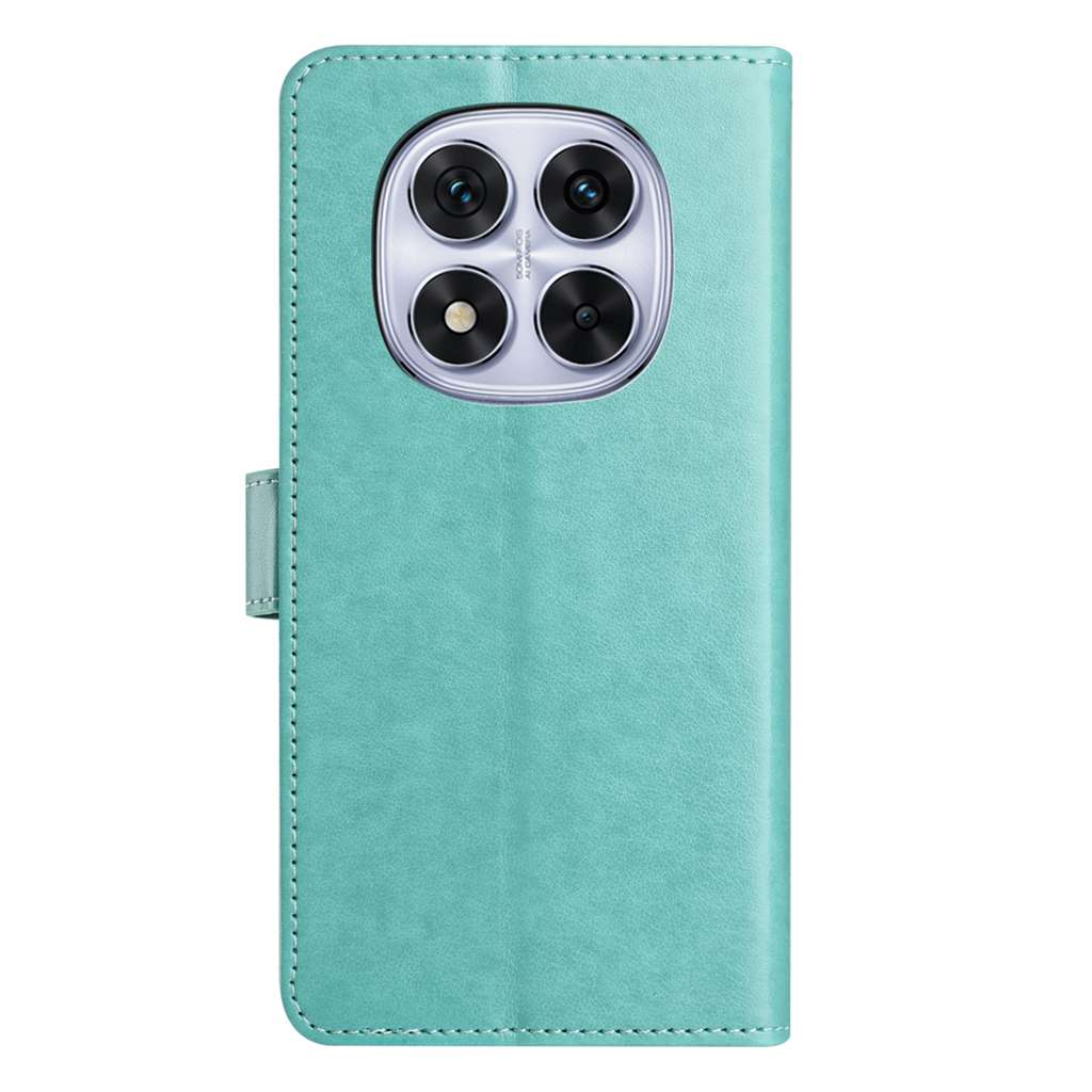 For Xiaomi Redmi Note 15 4G (Global) / Xiaomi Poco M8 5G / Xiaomi Redmi Note 15 5G (Global) Wallet Phone Case Stand PU Leather Folio Flip Cover with 8 Card Slot - Green