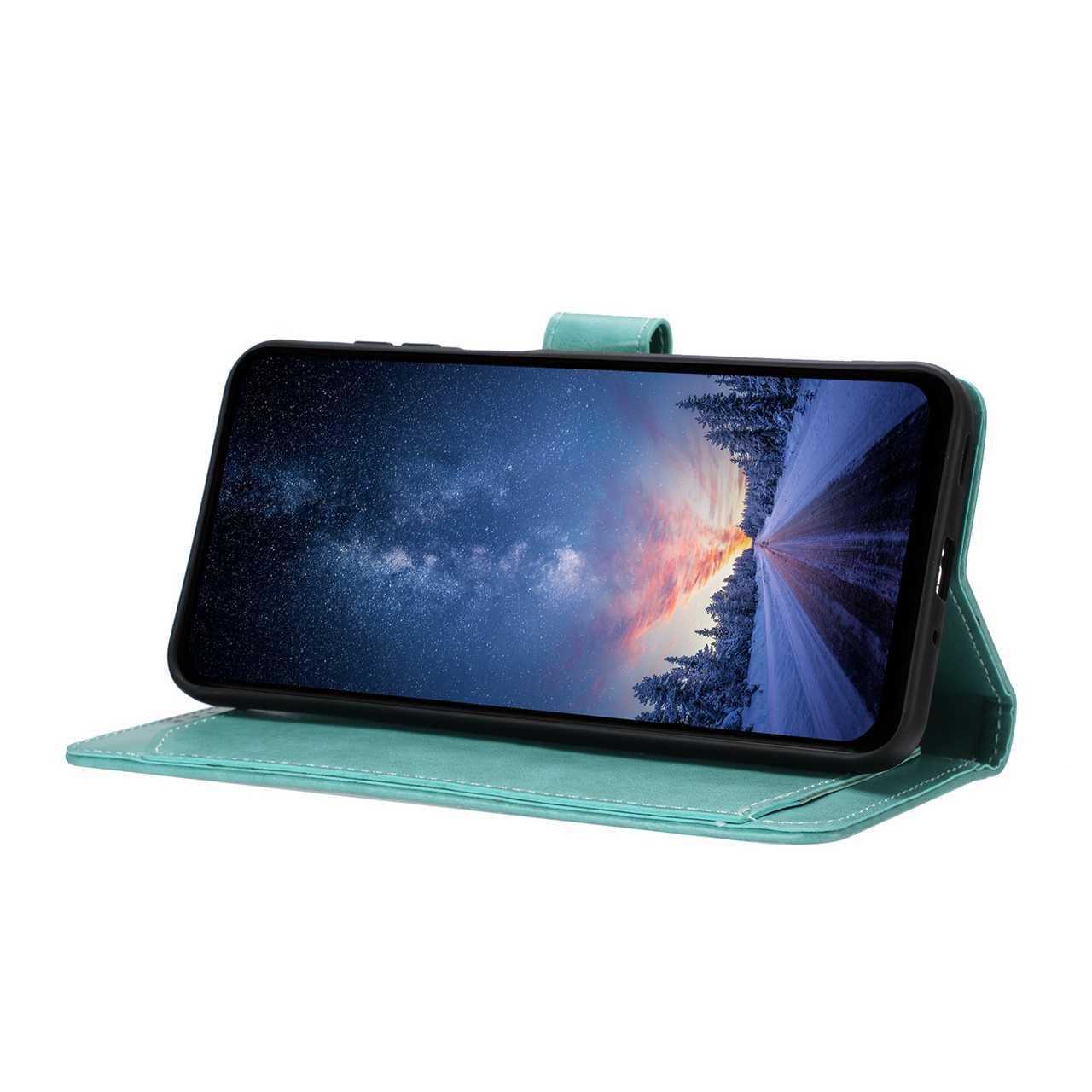 For Xiaomi Redmi Note 15 4G (Global) / Xiaomi Poco M8 5G / Xiaomi Redmi Note 15 5G (Global) Wallet Phone Case Stand PU Leather Folio Flip Cover with 8 Card Slot - Green