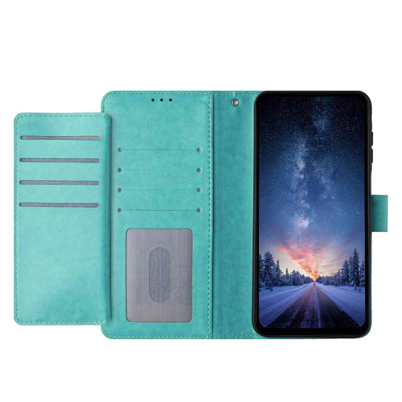 For Xiaomi Redmi Note 15 4G (Global) / Xiaomi Poco M8 5G / Xiaomi Redmi Note 15 5G (Global) Wallet Phone Case Stand PU Leather Folio Flip Cover with 8 Card Slot - Green