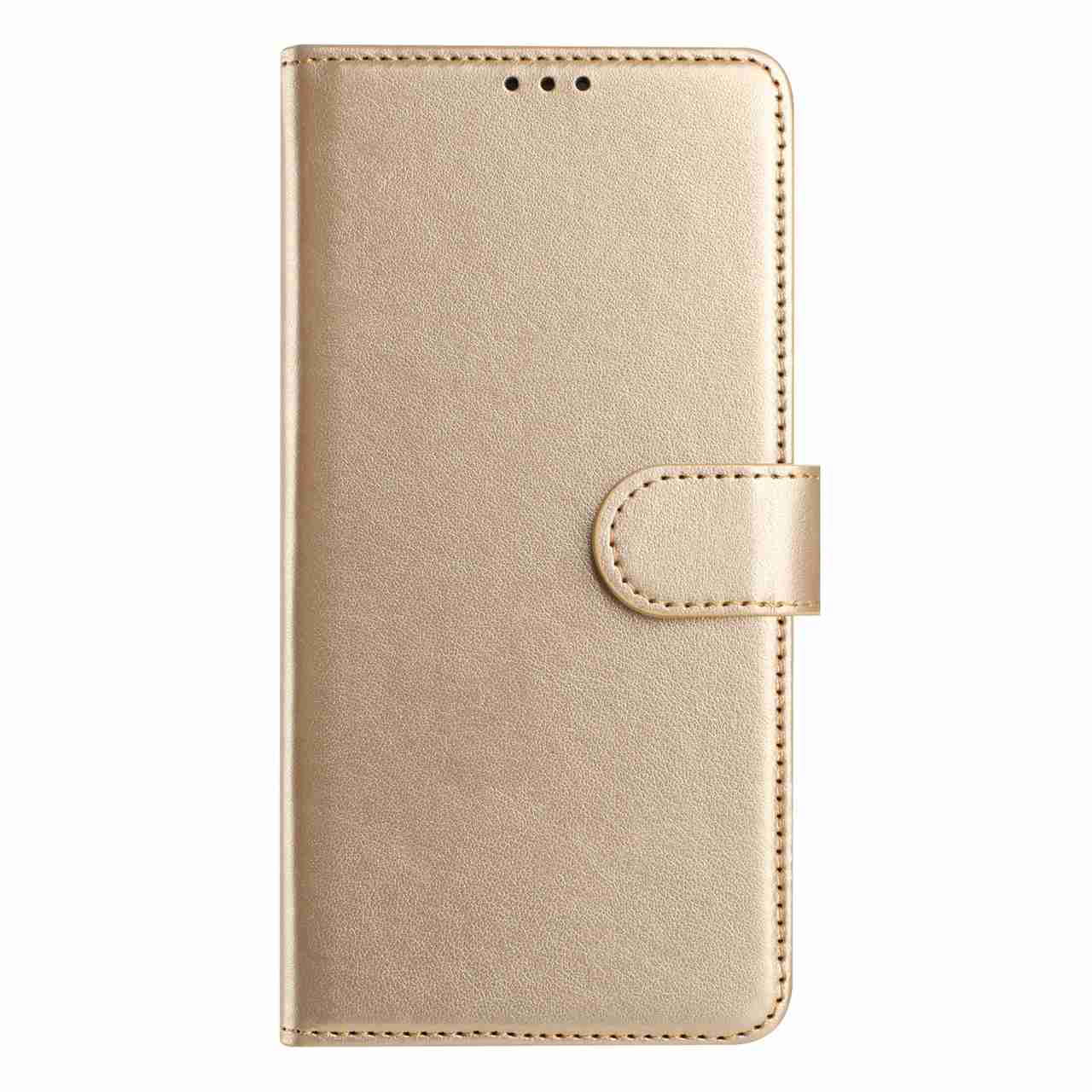 For Xiaomi Redmi Note 15 4G (Global) / Xiaomi Poco M8 5G / Xiaomi Redmi Note 15 5G (Global) Wallet Phone Case Stand PU Leather Folio Flip Cover with 8 Card Slot - Gold