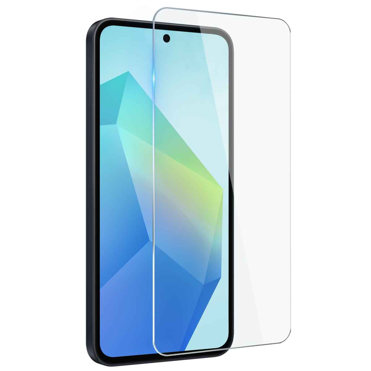 For Samsung Galaxy A57 5G NORTHJO  TPU Phone Case Set with Front Screen Protector + Lens Film - Transparent
