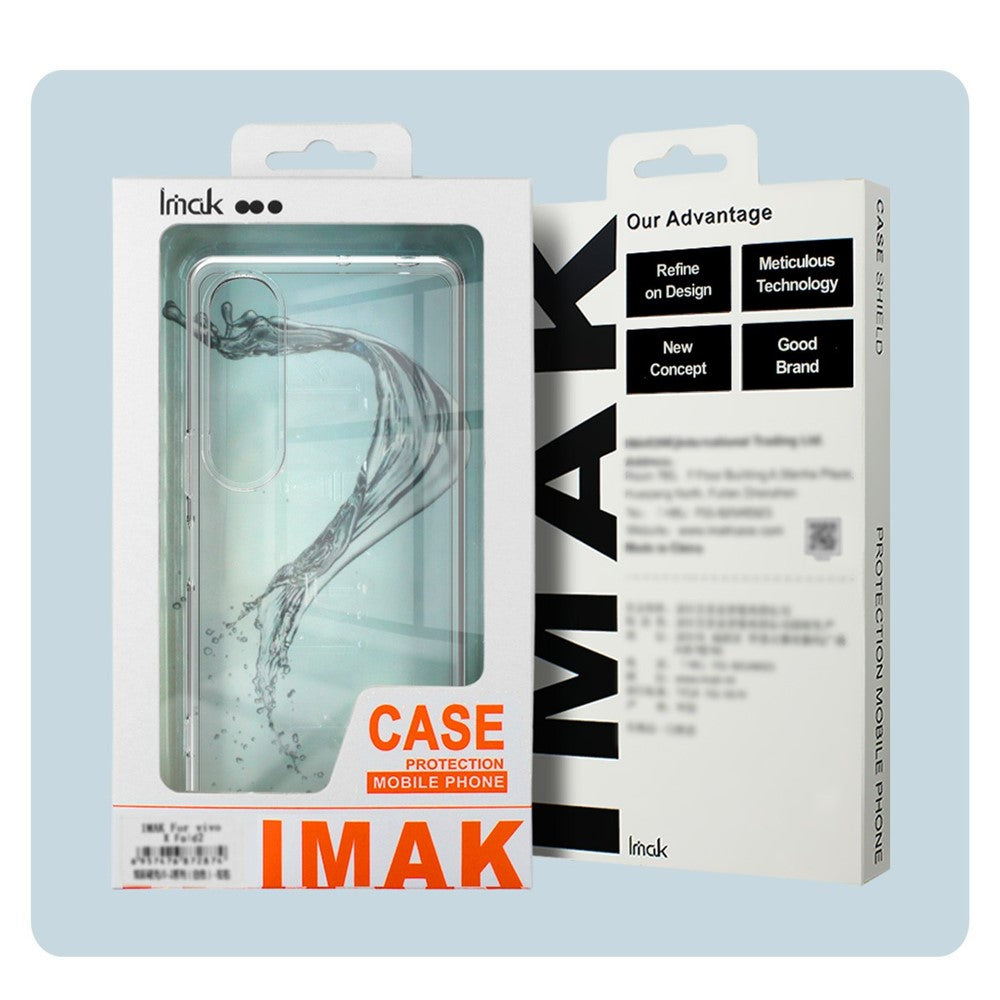 IMAK UX-10 Series For Xiaomi Redmi Note 15 Pro 4G (Global) Phone Case Soft TPU Mobile Back Cover - Transparent