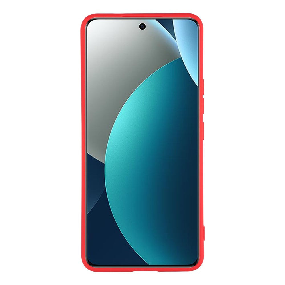 For Xiaomi Redmi Note 15 Pro 4G (Global) Case Arc Edge 2.0mm TPU Protective Phone Cover - Red