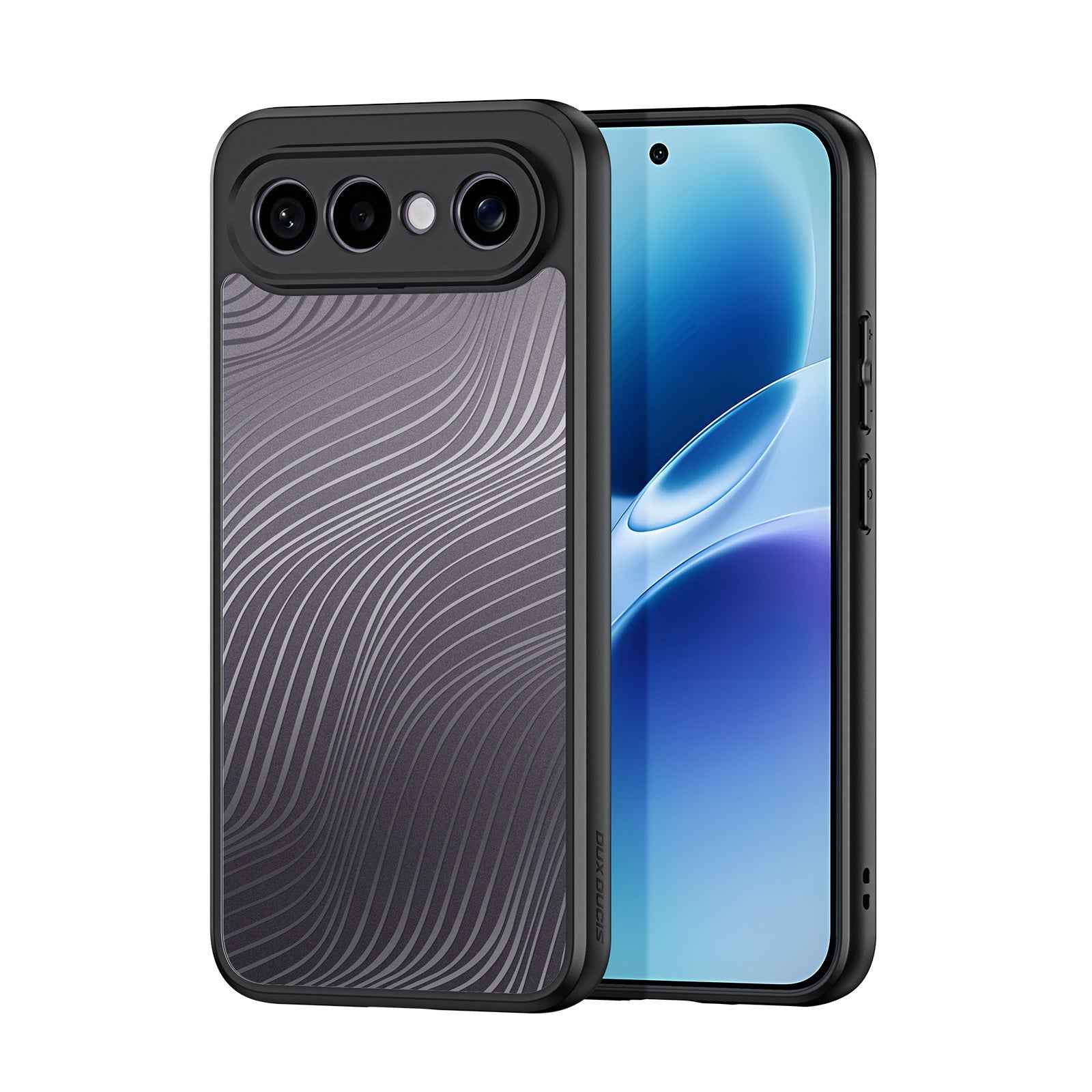 DUX DUCIS For vivo S50 Pro mini 5G / vivo X300 FE 5G Case  Aimo Series TPU+PC Matte Drop-proof Phone Cover (REACH Certification) - Black