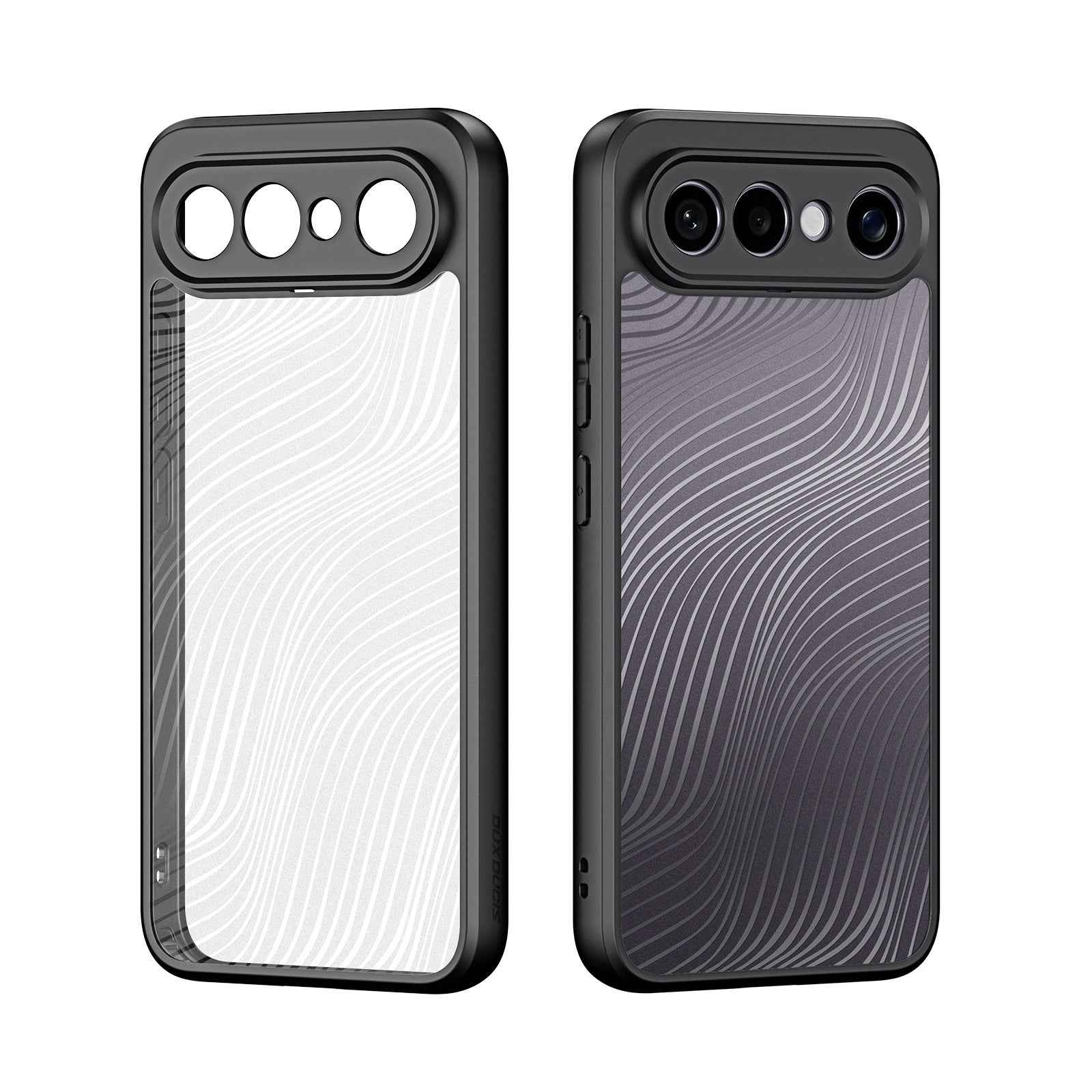 DUX DUCIS For vivo S50 Pro mini 5G / vivo X300 FE 5G Case  Aimo Series TPU+PC Matte Drop-proof Phone Cover (REACH Certification) - Black