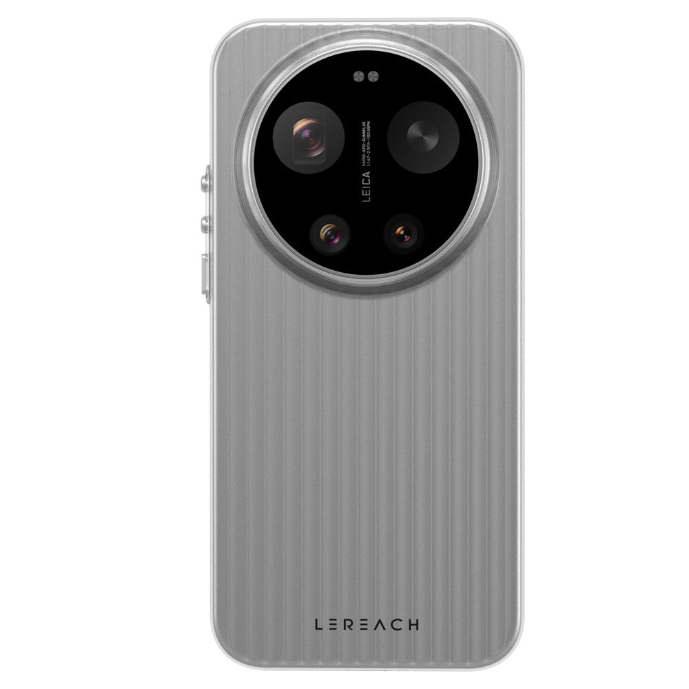 LEREACH TOC Series for Xiaomi 17 Ultra 5G Case Flowing Grid PC Phone Cover - White