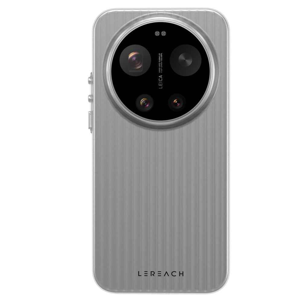 LEREACH TOC Series for Xiaomi 17 Ultra 5G Case Flowing Grid PC Phone Cover - Orange