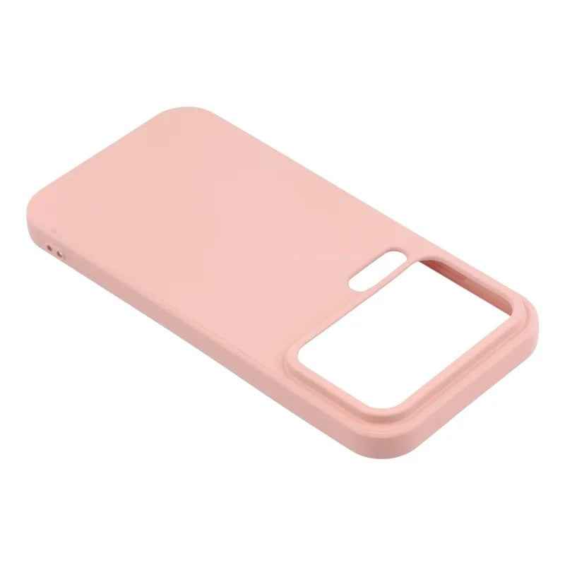 For Xiaomi 17 Pro Phone Case WANLONFENG RB2 Series TPU Back Cover with Tempered Glass - Pink
