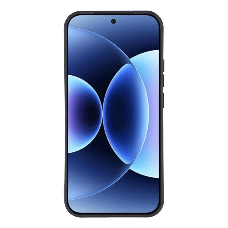 For Xiaomi 17 Pro Max Phone Case WANLONFENG RB2 Series TPU Back Cover with Tempered Glass - Black