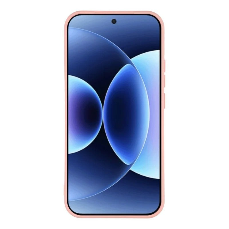 For Xiaomi 17 Pro Max Phone Case WANLONFENG RB2 Series TPU Back Cover with Tempered Glass - Pink