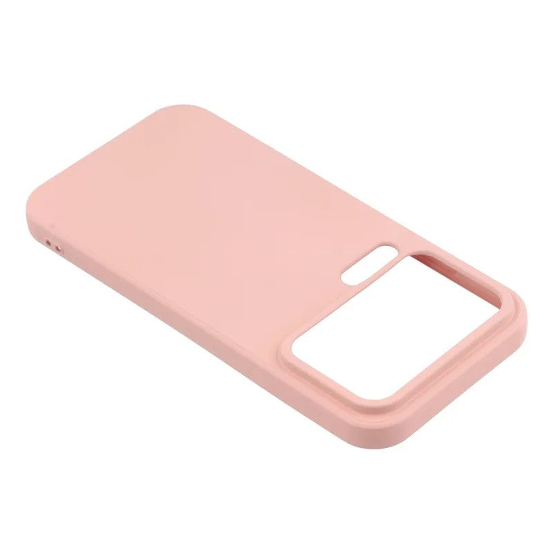 For Xiaomi 17 Pro Max Phone Case WANLONFENG RB2 Series TPU Back Cover with Tempered Glass - Pink