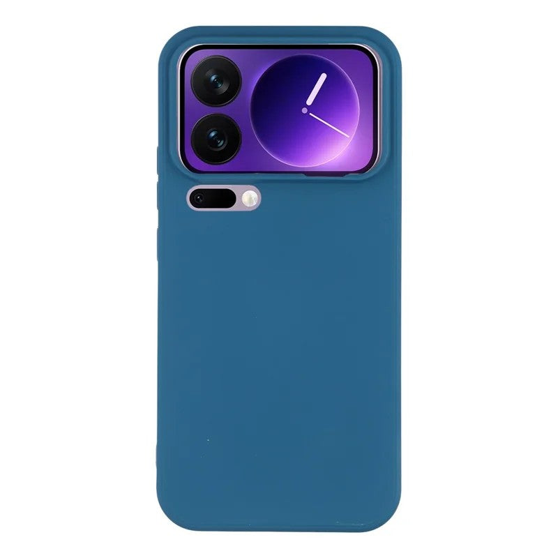 For Xiaomi 17 Pro Max Phone Case WANLONFENG RB2 Series TPU Back Cover with Tempered Glass - Sapphire
