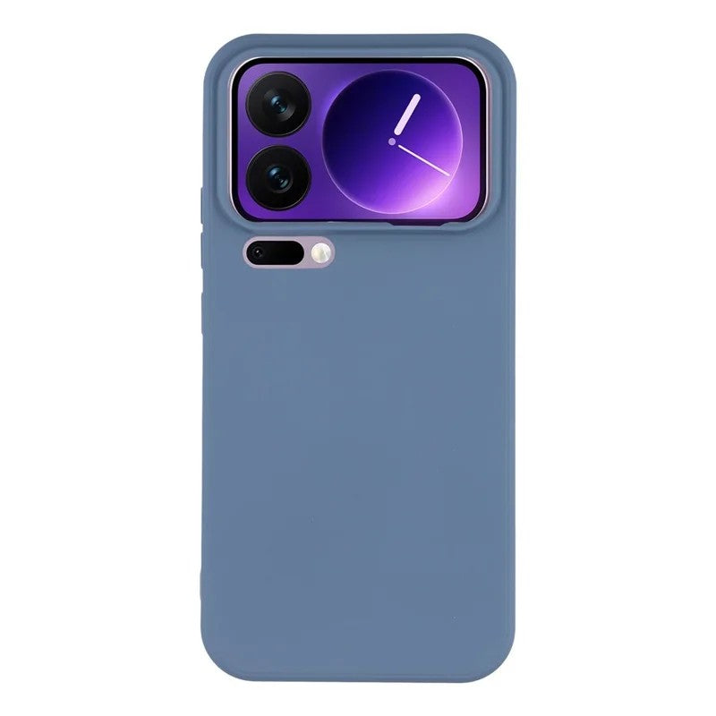 For Xiaomi 17 Pro Max Phone Case WANLONFENG RB2 Series TPU Back Cover with Tempered Glass - Lavender Grey