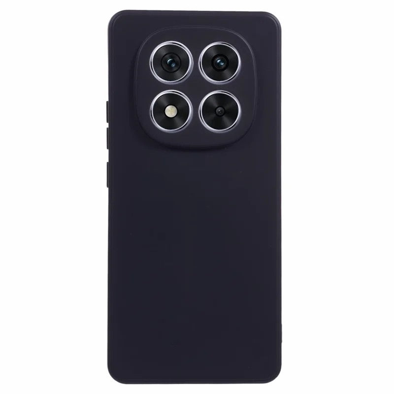 For Xiaomi Redmi Note 15 5G (Global) / Xiaomi Poco M8 5G Phone Case WANLONFENG RB2 Series TPU Back Cover with Tempered Glass - Black