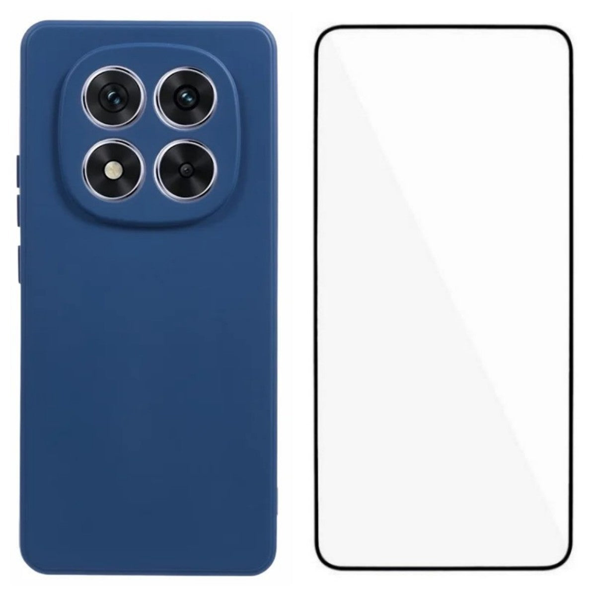 For Xiaomi Redmi Note 15 Pro 5G (Global) Phone Case WANLONFENG RB2 Series TPU Back Cover with Tempered Glass - Sapphire