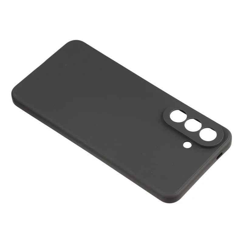 For Samsung Galaxy A57 5G Phone Case WANLONFENG RB2 Series TPU Back Cover with Tempered Glass - Black