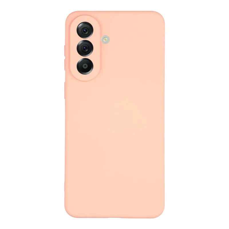 For Samsung Galaxy A57 5G Phone Case WANLONFENG RB2 Series TPU Back Cover with Tempered Glass - Pink