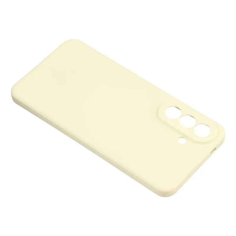 For Samsung Galaxy A57 5G Phone Case WANLONFENG RB2 Series TPU Back Cover with Tempered Glass - White