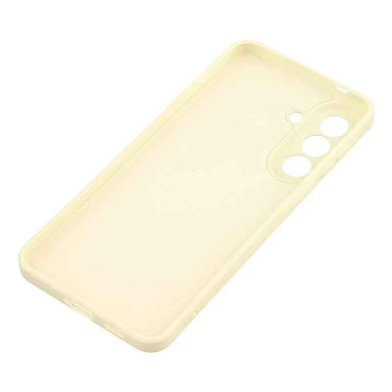 For Samsung Galaxy A57 5G Phone Case WANLONFENG RB2 Series TPU Back Cover with Tempered Glass - White