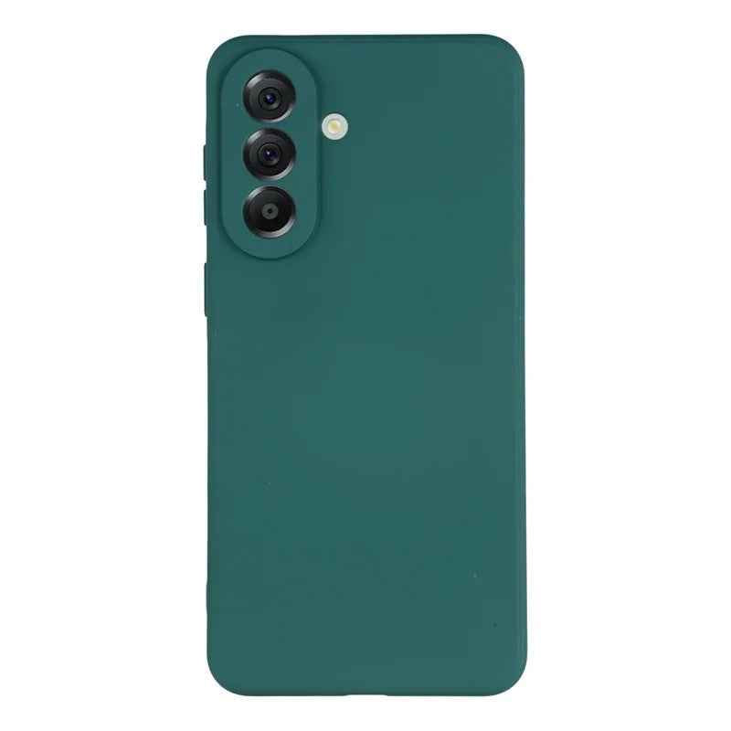 For Samsung Galaxy A57 5G Phone Case WANLONFENG RB2 Series TPU Back Cover with Tempered Glass - Army Green