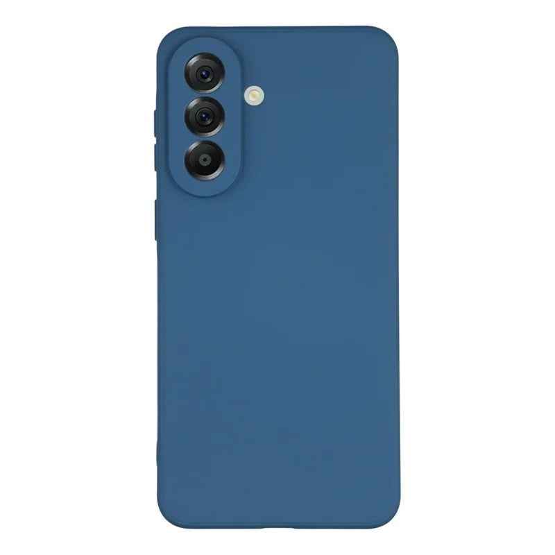 For Samsung Galaxy A57 5G Phone Case WANLONFENG RB2 Series TPU Back Cover with Tempered Glass - Sapphire