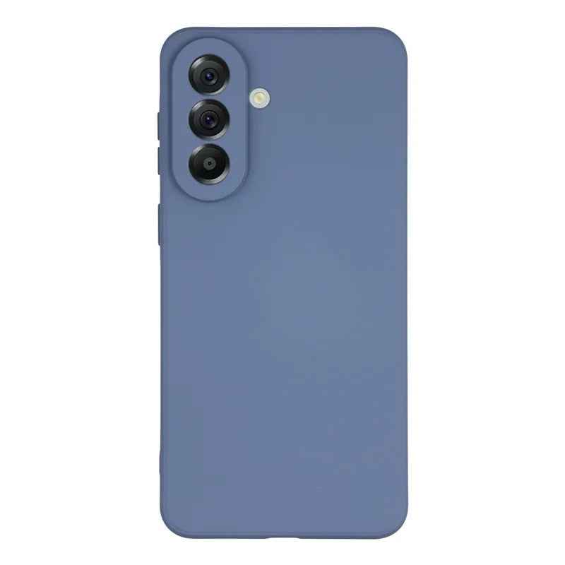 For Samsung Galaxy A57 5G Phone Case WANLONFENG RB2 Series TPU Back Cover with Tempered Glass - Lavender Grey