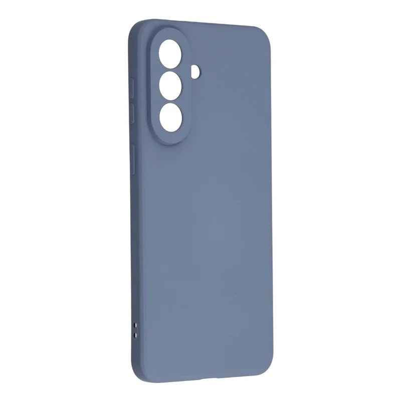 For Samsung Galaxy A57 5G Phone Case WANLONFENG RB2 Series TPU Back Cover with Tempered Glass - Lavender Grey