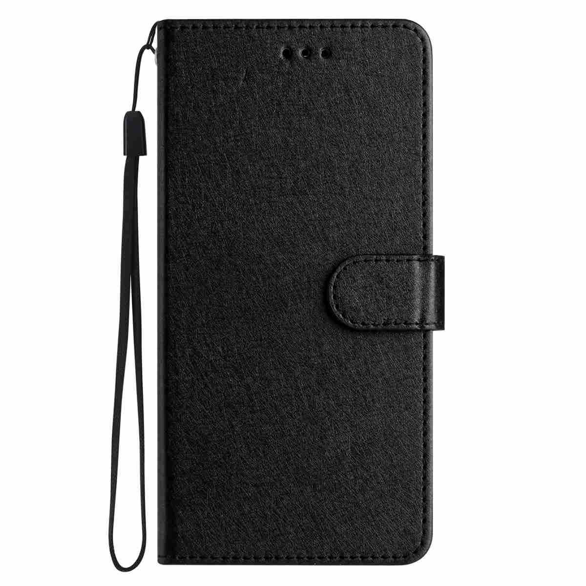 For Xiaomi Poco M8 Pro 5G / Xiaomi Redmi Note 15 Pro+ 5G (Global) Wallet Case Leather Folio Phone Cover Magnetic Clasp - Black