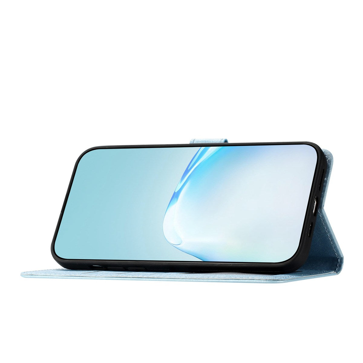 For Xiaomi Redmi Note 15 Pro 5G (Global) Wallet Case Leather Folio Phone Cover Magnetic Clasp - Sky Blue