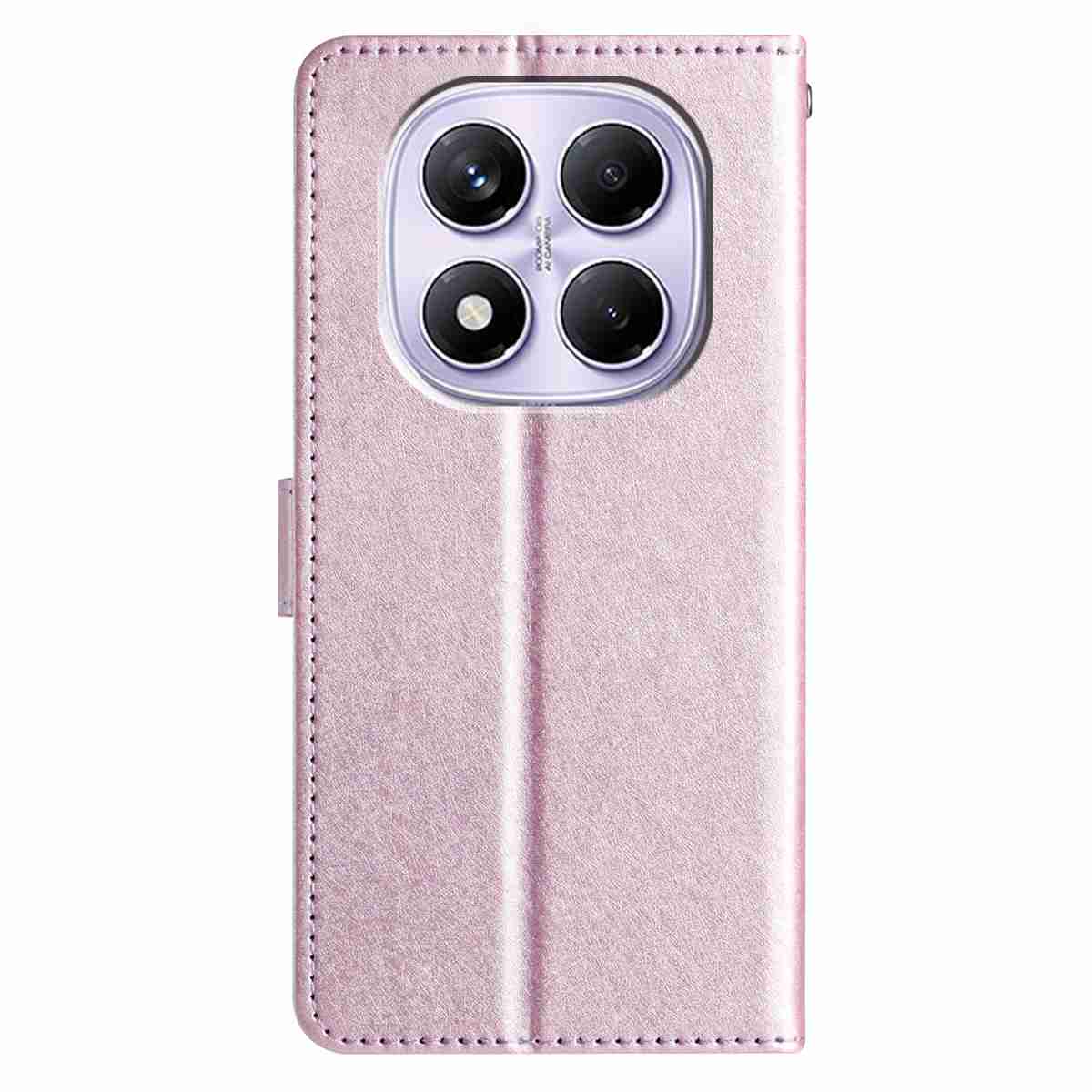 For Xiaomi Redmi Note 15 Pro 5G (Global) Wallet Case Leather Folio Phone Cover Magnetic Clasp - Light Purple