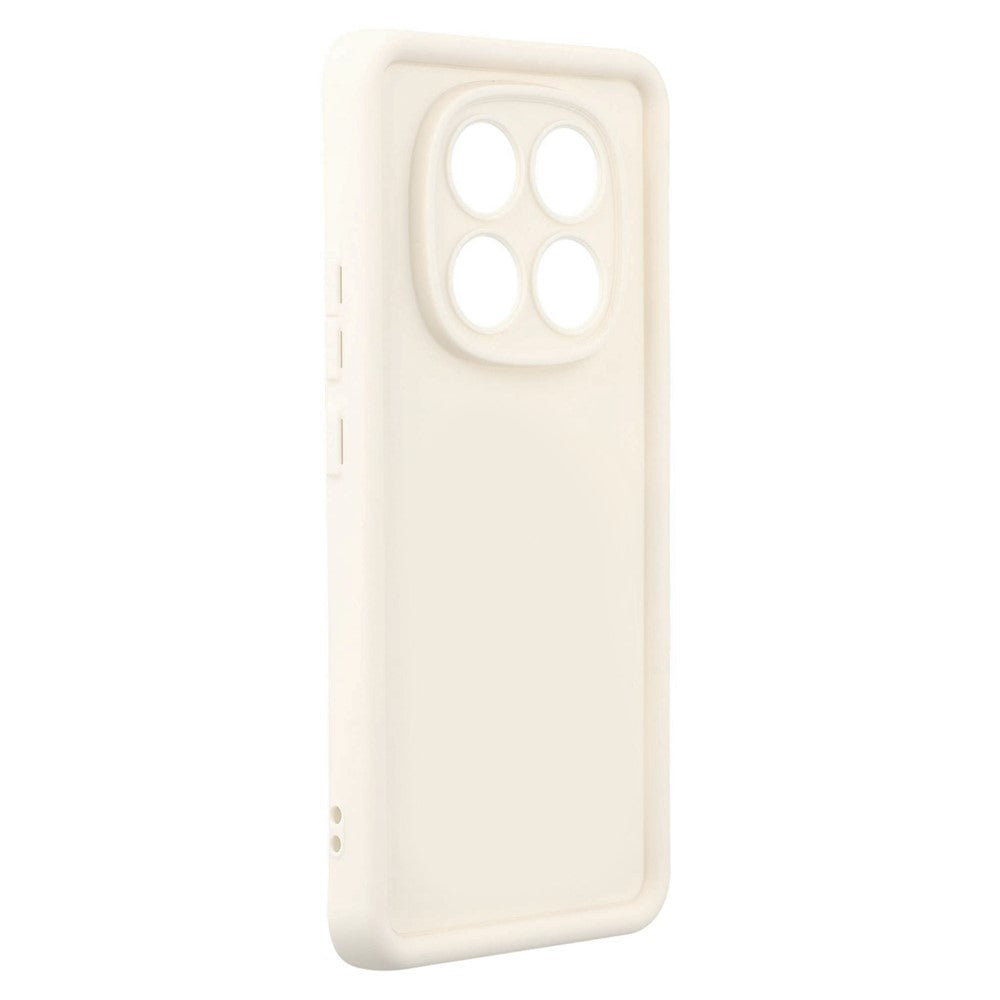 For Xiaomi Redmi Note 15 Pro 5G (Global) Case Grooved Design TPU Anti Slip Phone Cover - Beige