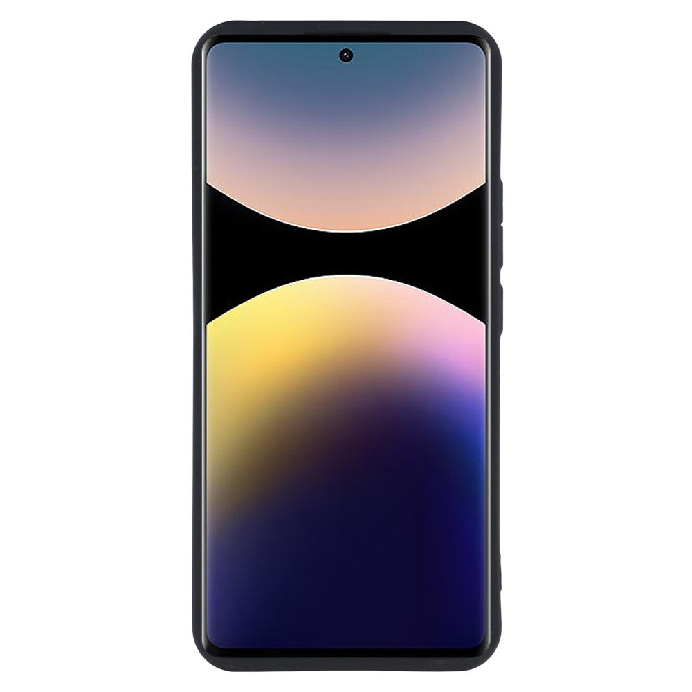 Phone Case For Xiaomi Poco M8 5G  /  Redmi Note 15 5G (Global)  /  15 4G (Global) Grooved Design TPU Anti Slip Phone Cover - Black