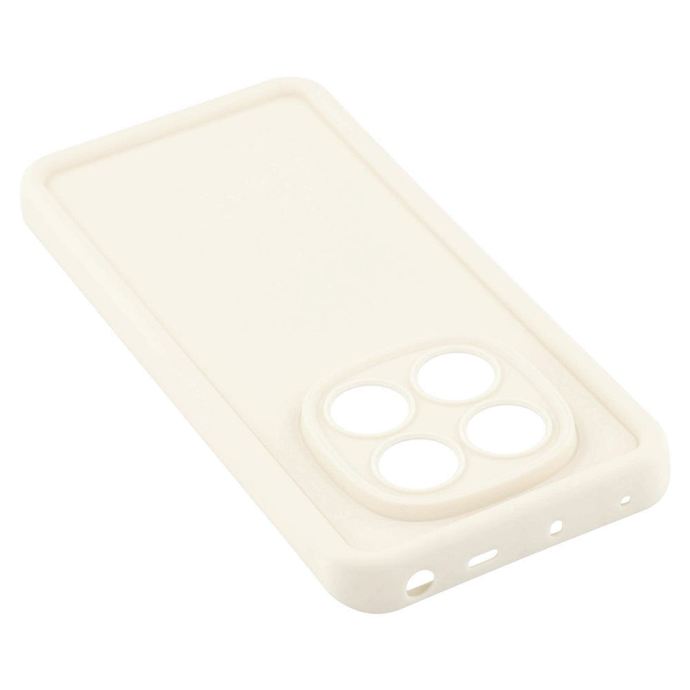 Phone Case For Xiaomi Poco M8 5G  /  Redmi Note 15 5G (Global)  /  15 4G (Global) Grooved Design TPU Anti Slip Phone Cover - Beige