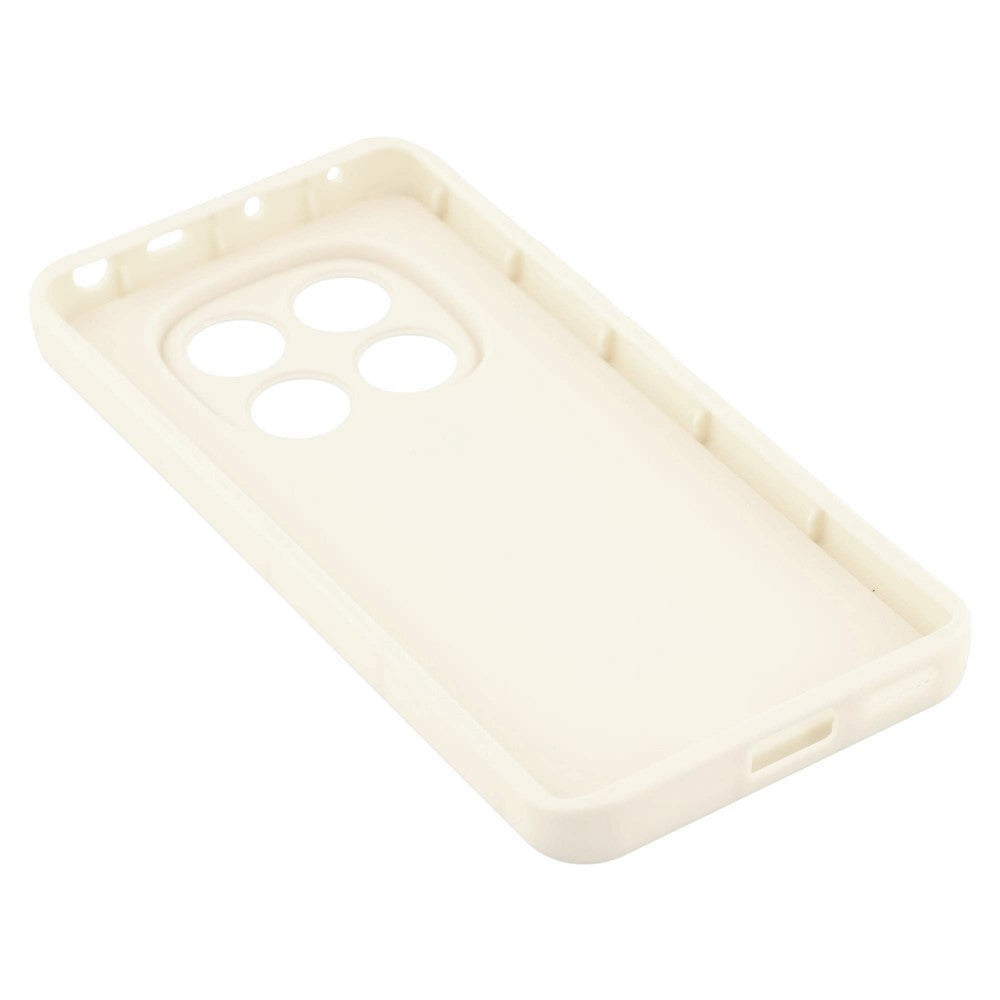 Phone Case For Xiaomi Poco M8 5G  /  Redmi Note 15 5G (Global)  /  15 4G (Global) Grooved Design TPU Anti Slip Phone Cover - Beige