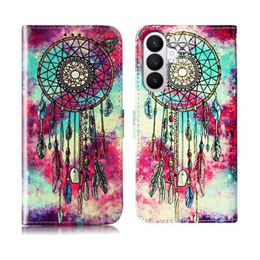 For Samsung Galaxy A57 5G Stand Case Marble Painted Folio Flip Leather Wallet Phone Cover - Dream Catcher