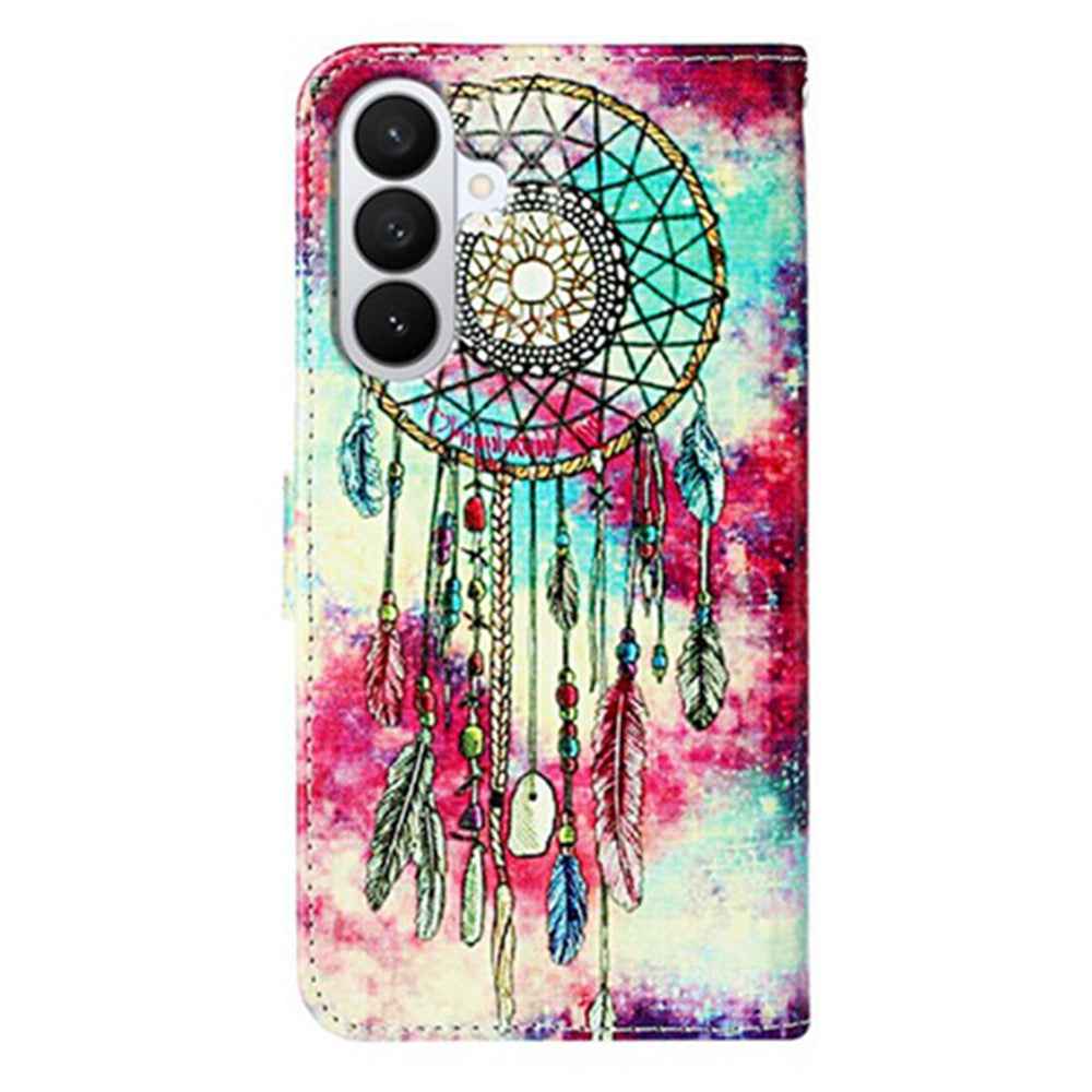 For Samsung Galaxy A57 5G Stand Case Marble Painted Folio Flip Leather Wallet Phone Cover - Dream Catcher