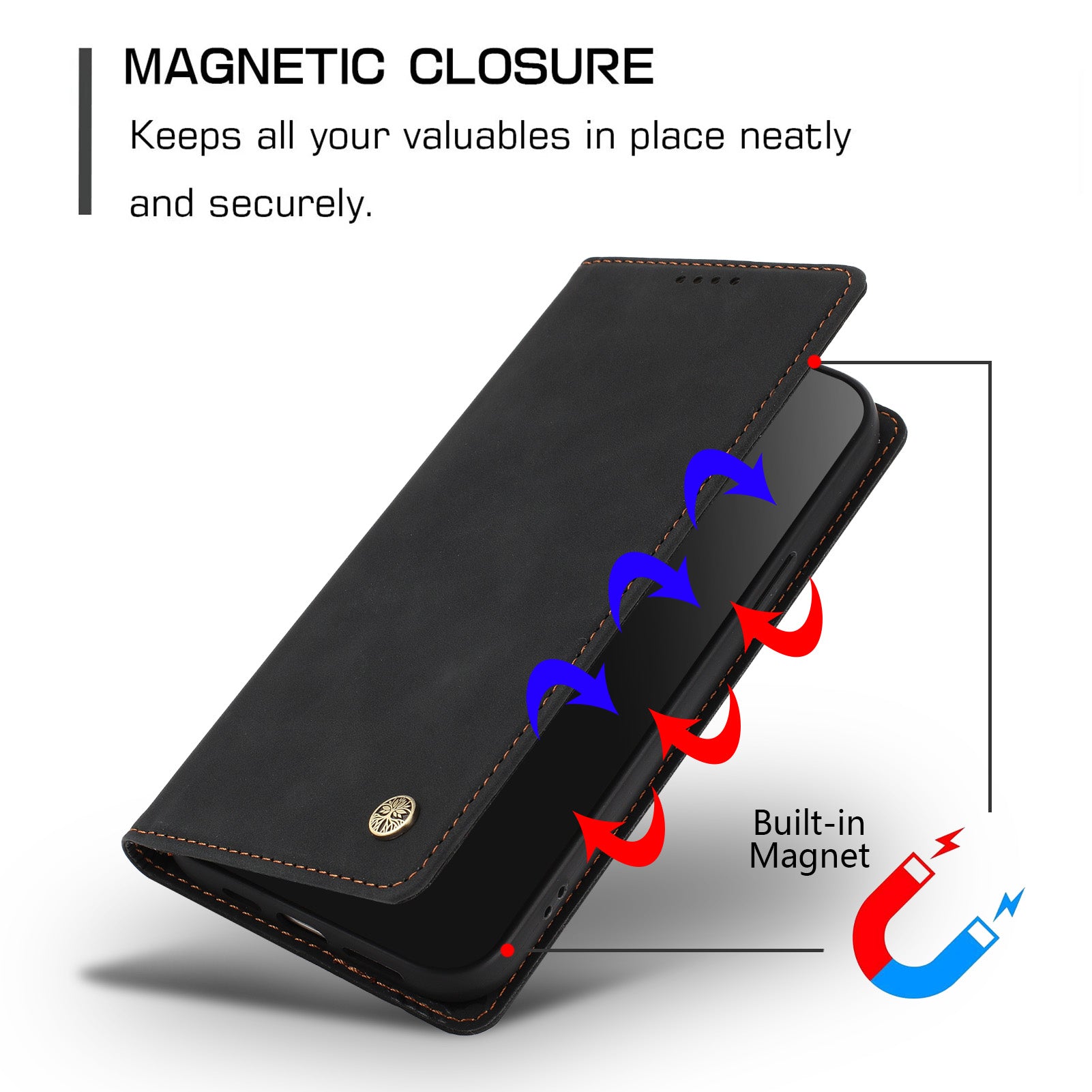 For Xiaomi Redmi Note 15 Pro 5G (Global) Case HX RFID Blocking Wallet Stand Leather Flip Phone Cover - Black