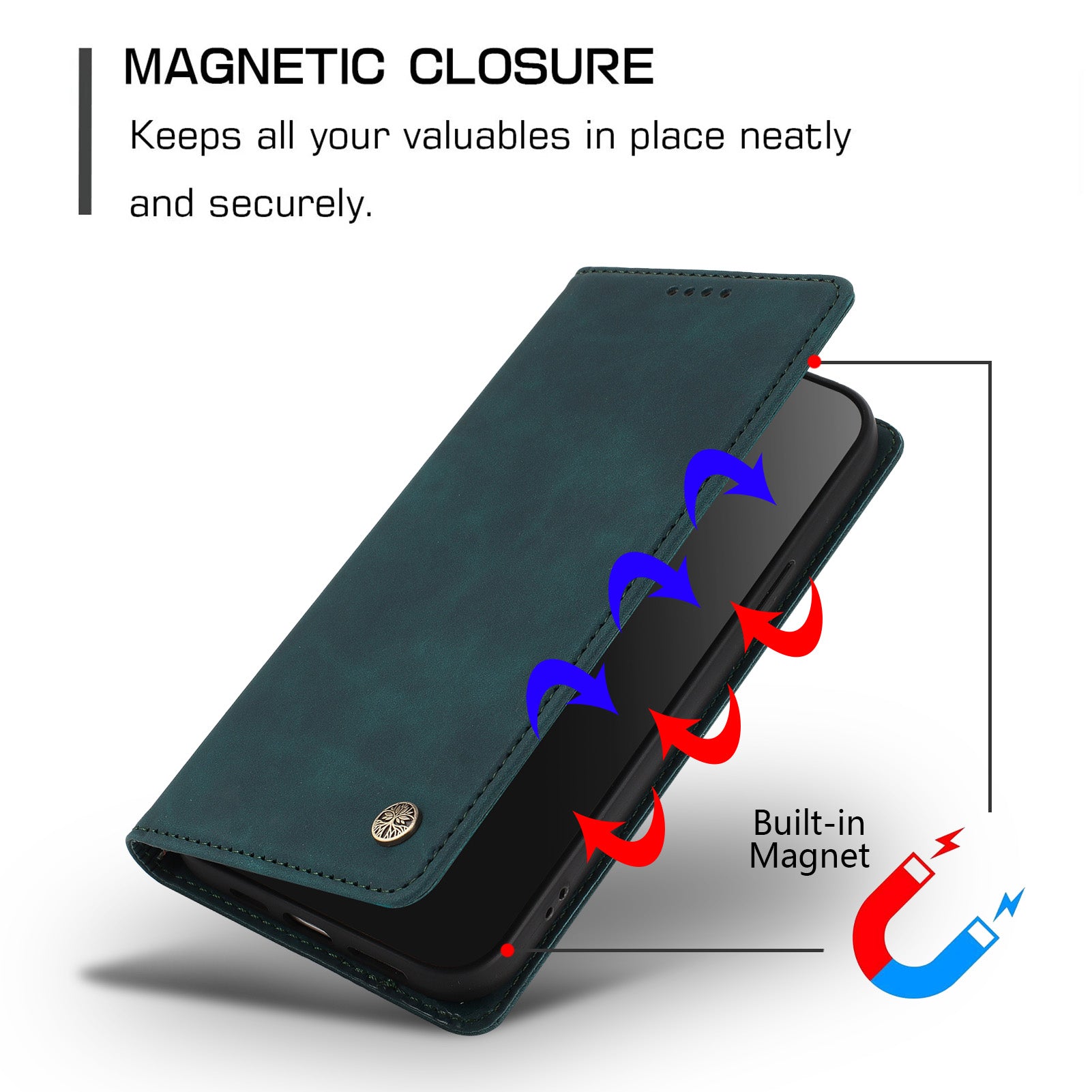 For Xiaomi Redmi Note 15 Pro 5G (Global) Case HX RFID Blocking Wallet Stand Leather Flip Phone Cover - Dark Green