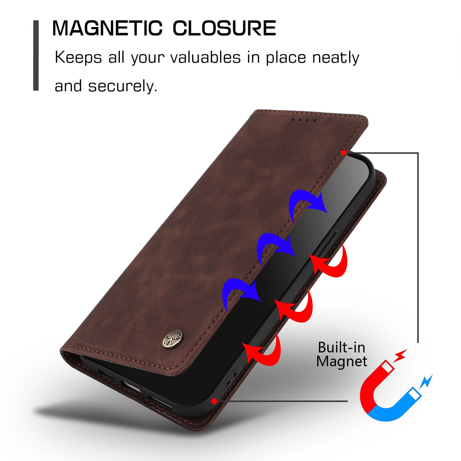 For Xiaomi Redmi Note 15 Pro 5G (Global) Case HX RFID Blocking Wallet Stand Leather Flip Phone Cover - Brown