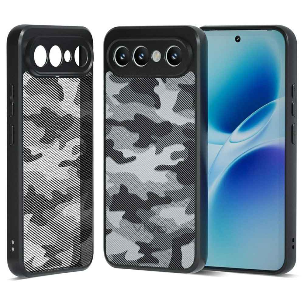 IBMRS Phone Case For vivo S50 Pro mini 5G  /  X300 FE 5G Soft TPU Frame Hard PC Back Anti-Fall Phone Cover - Artistic Camouflage