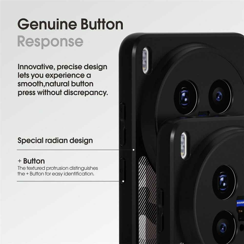 IBMRS For vivo X300 Pro 5G Case Soft TPU Frame Hard PC Back Anti-Fall Phone Cover - Transparent Black