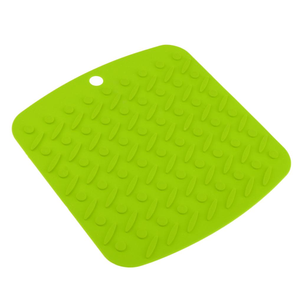 Cup Place Mat Hot Pot Holder Coffee Cup Insulated Trivet Mat Outdoor Green